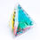 Thumbnail: 4 x Sensory Foldable Gel Shapes Glitter Pouches with Velcro