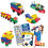 Thumbnail: Clics Construction Toys, 158 Pcs & 8 Instructions Sheets