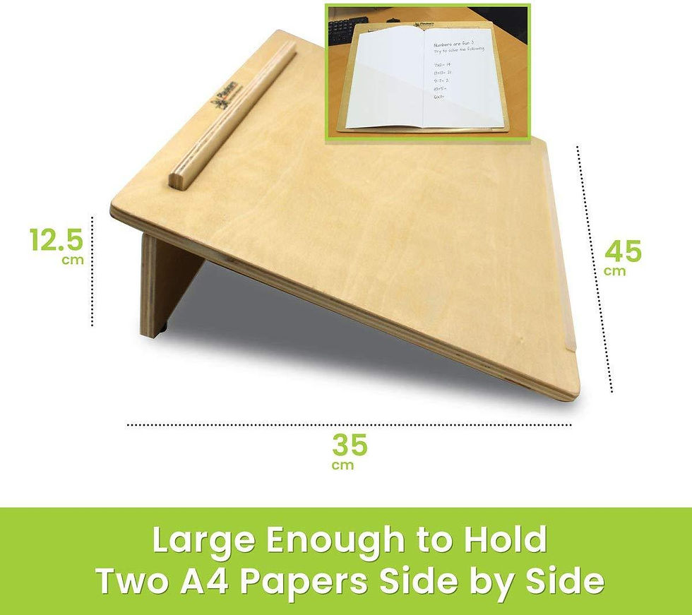 Thumbnail: 2 x Ergonomic Wooden Writing Slope/Slant Board