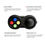 Thumbnail: Fidget Controller - 9 Fidget Functions Fidget Toy For Stress (Multicolour)