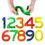 Thumbnail: Gel Numbers Shapes Squidgy Sparkle Fidgeting Sensory Toy (10 Pack)
