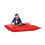 Thumbnail: Versatile Lounge Haven: Oversized Bean Bag Floor Cushion, Red
