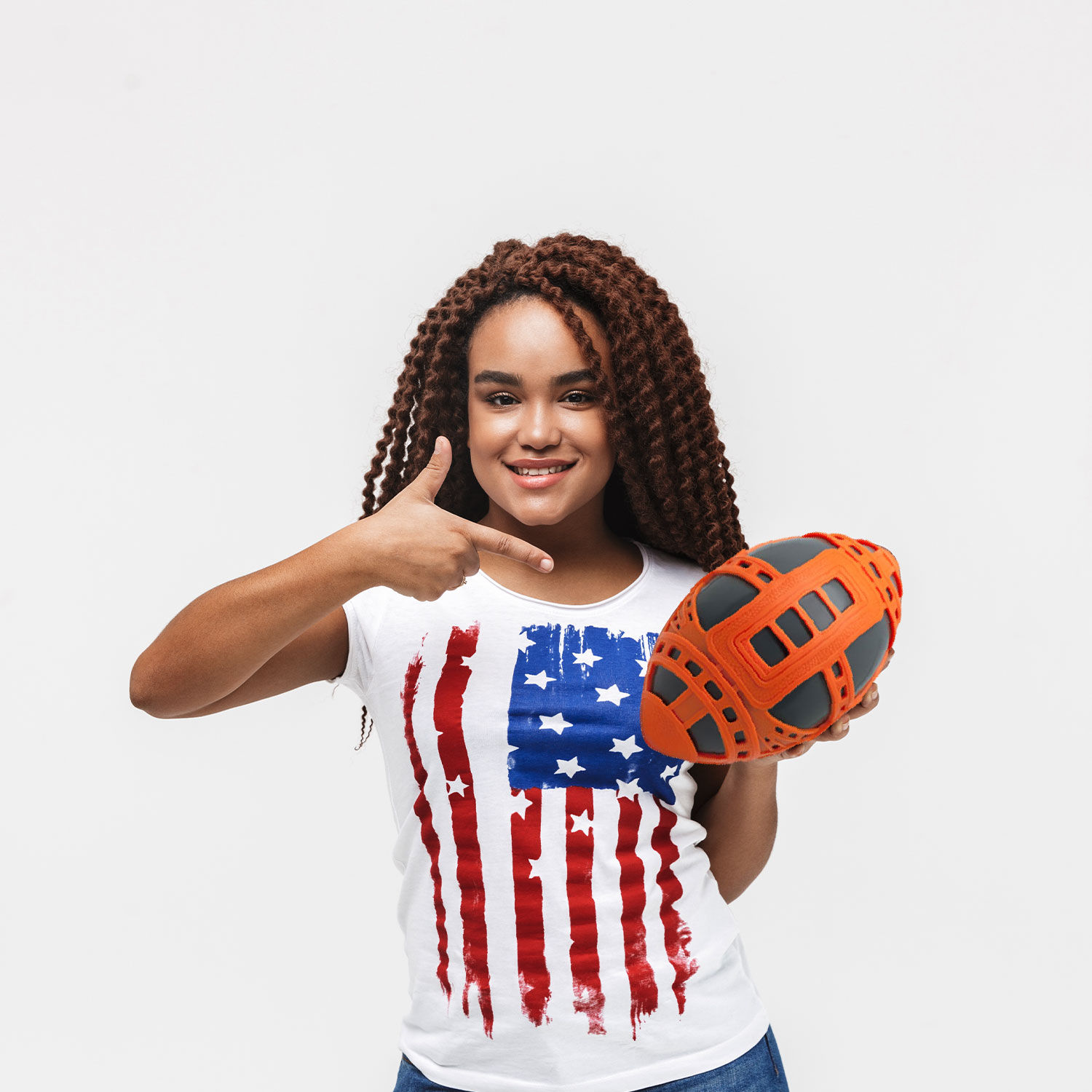 Easy Grip Large American Football Rugby Ball