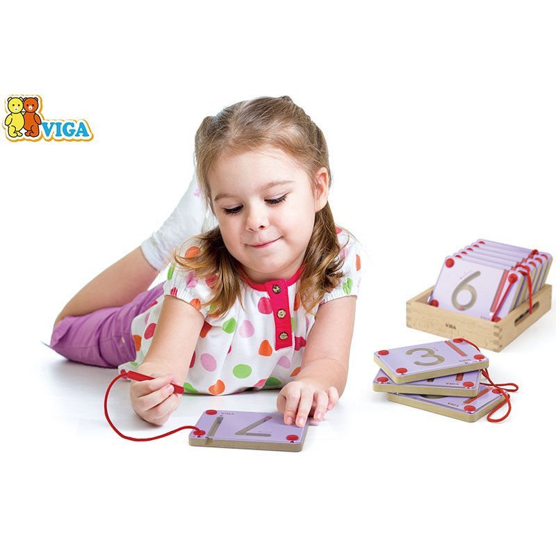 Thumbnail: Viga Magnetic Wooden Writing Board -10 Numbers