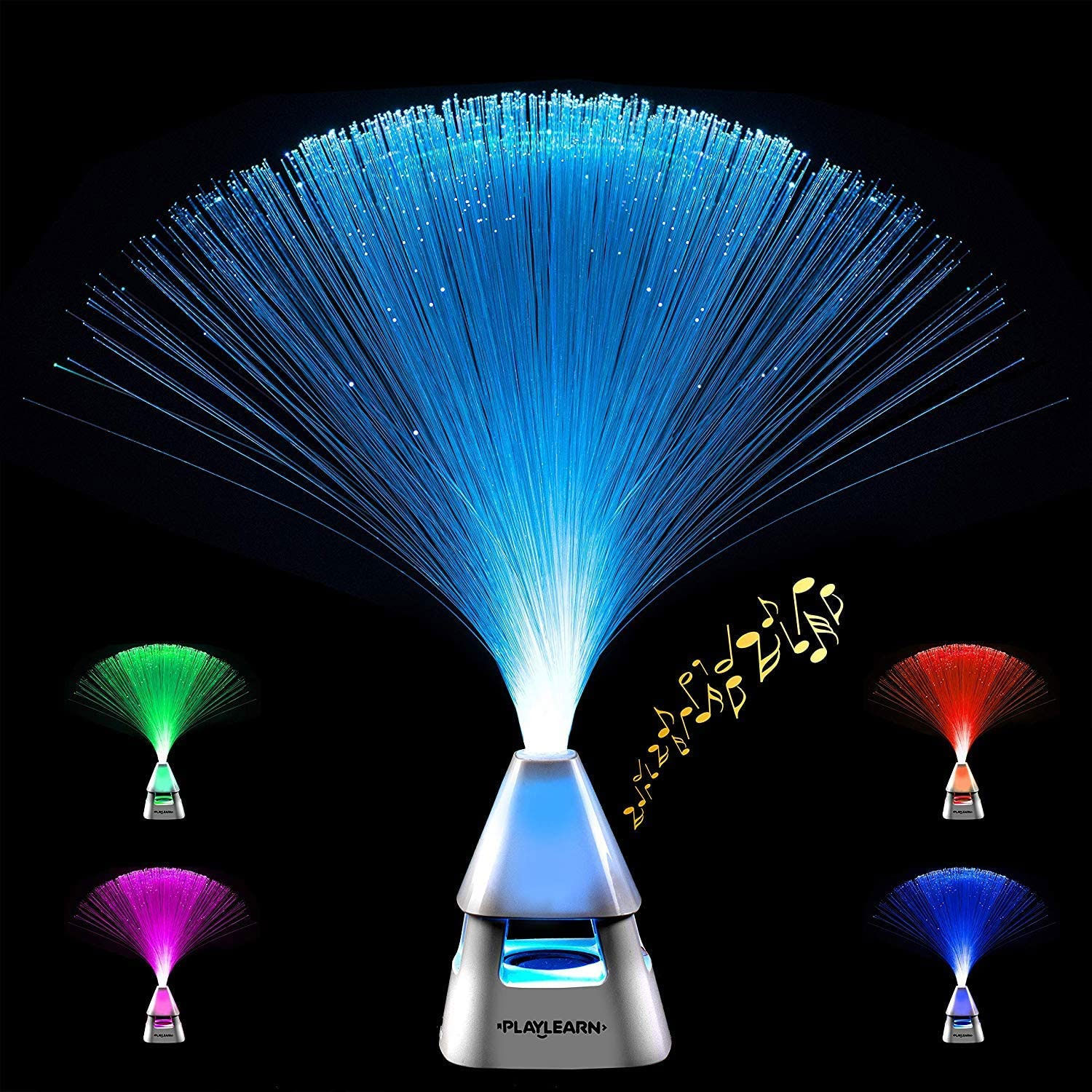 Fibre Optic Lamp with Wireless Speaker