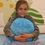 Thumbnail: Blue Round Massage Cushion