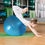 Thumbnail: Large Textured Therapy Sensory Ball, Blue – 67cm