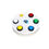 Thumbnail: Bubble Tube with LED Lamp Light & Remote Button Controller