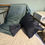 Thumbnail: Light Weight Fabric Weighted Blanket 3kg Grey/Green