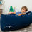 Thumbnail: Hugging Inflatable Peapod Sensory Hug Canoe 1.2mtr/Blue By Bouncyband