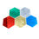 Thumbnail: Coloured Sensory Hexagon Mirrors – 5 pcs