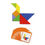 Thumbnail: Viga Wooden Magnetic Tangram Toy Block – 35pcs Set