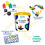 Thumbnail: Clics Construction Toys, 158 Pcs & 8 Instructions Sheets