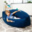Thumbnail: Hugging Inflatable Peapod Sensory Hug Canoe 1.2mtr/Blue By Bouncyband