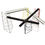 Thumbnail: Triple Metal Wire Channel Stands - Set of 6