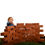 Thumbnail: 25 x Foam Bricks Building Role Play Toy