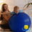 Thumbnail: Yoga Ball Chair for school, office, and home. Kids/Adults 55cm – By Bouncyband