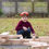 Thumbnail: Rubber Building Set Foam Breeze Bricks & Beams with 4 Wooden Tools