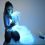 Thumbnail: Bubble Tube, White/Grey Padded Rectangular Surround & Fibre Optic Light