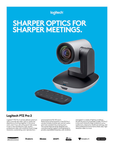 Logitech PTZ Pro Camera 1080p HD Video conferencing camera