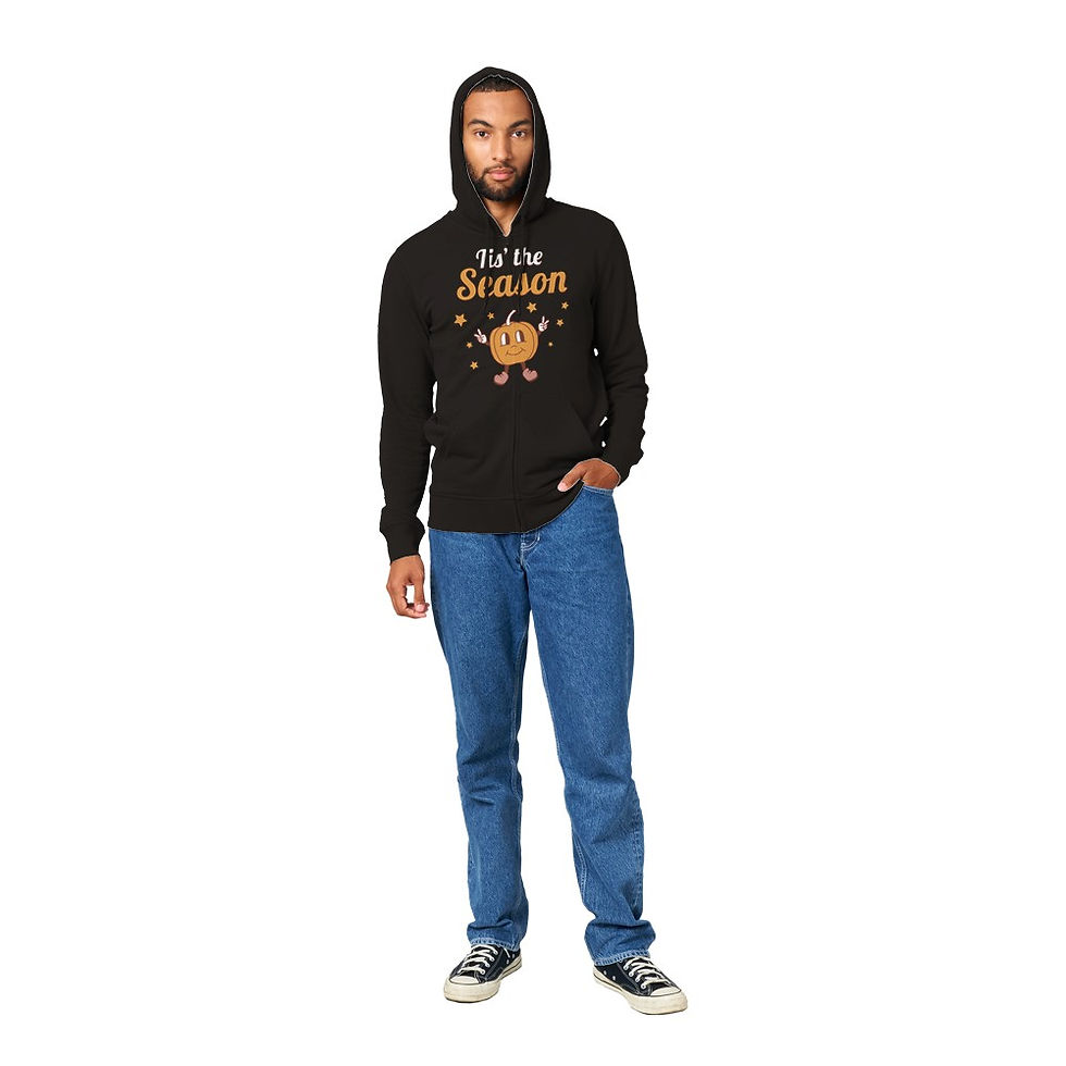 Thumbnail: CMTD Halloween Edition Organic Unisex Zip Hoodie