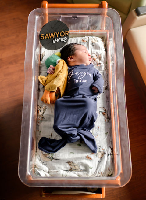 in hospital photo shoot 