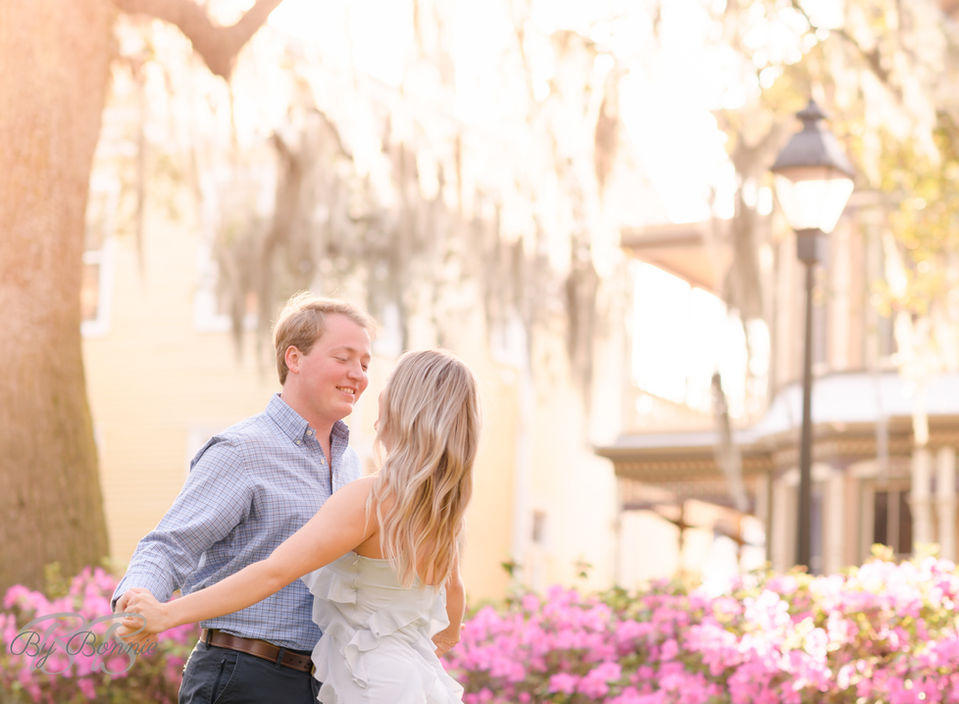 golden hour in savannah 