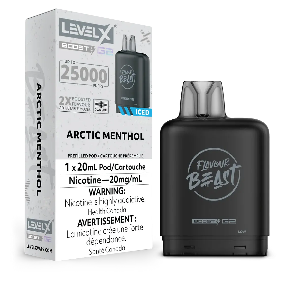 Level X Boost G2 Pods Arctic Menthol (Iced)