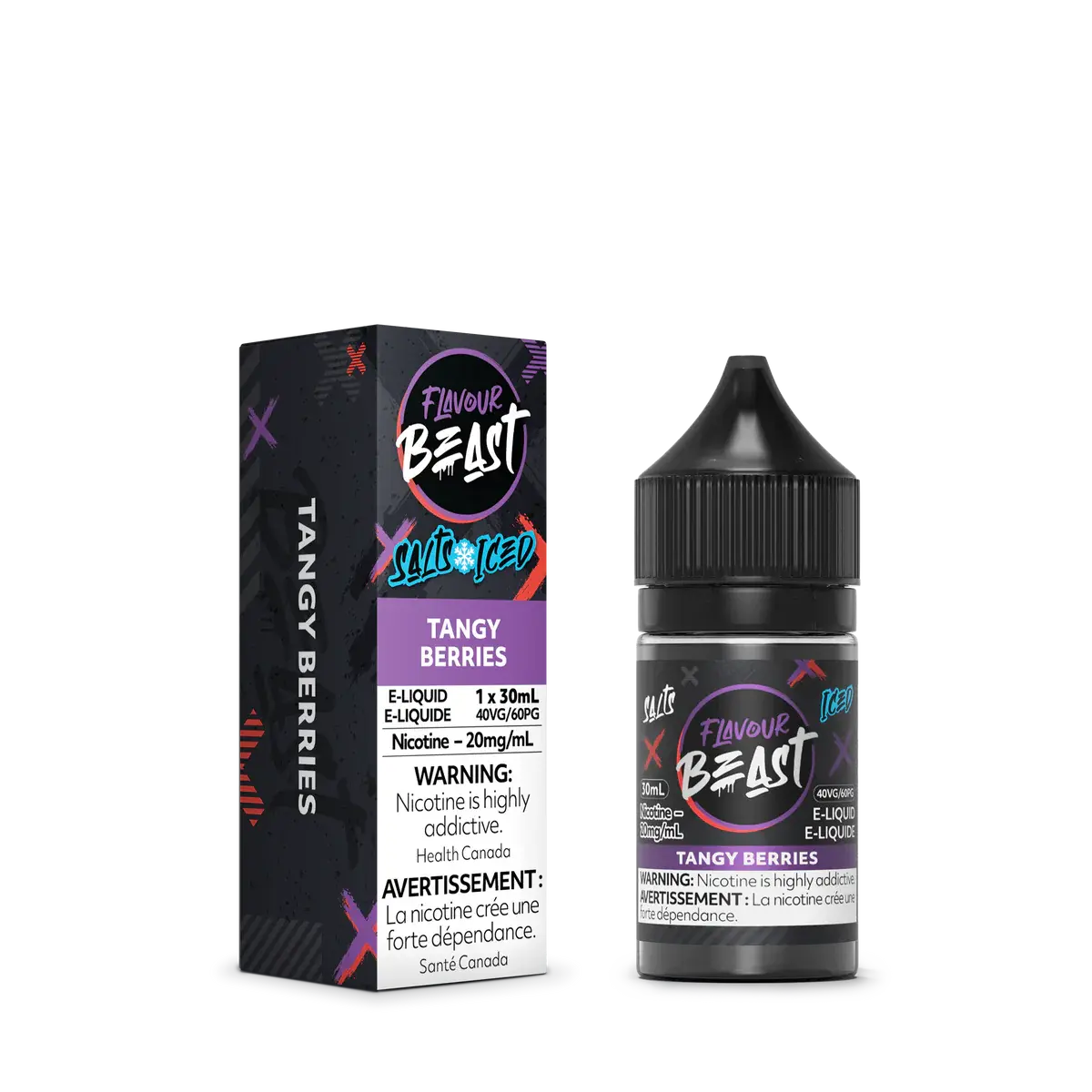 Flavour Beast E-Liquid 30ml Tangy Berries (Iced)
