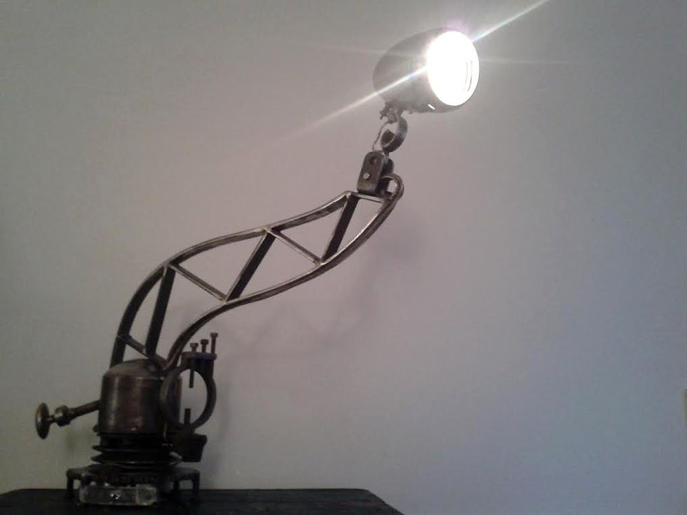 Lampe "liseuse" articulée