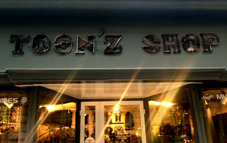 Enseigne Toon's Shop