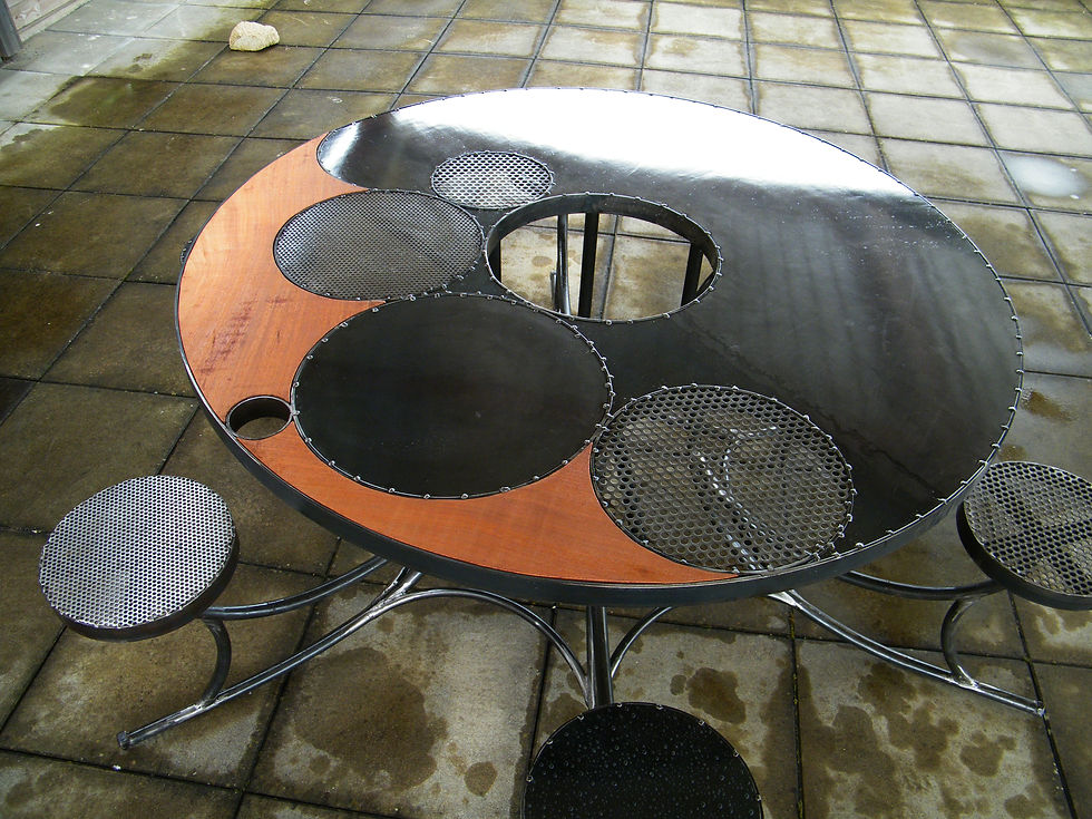 Table Acier - Bois