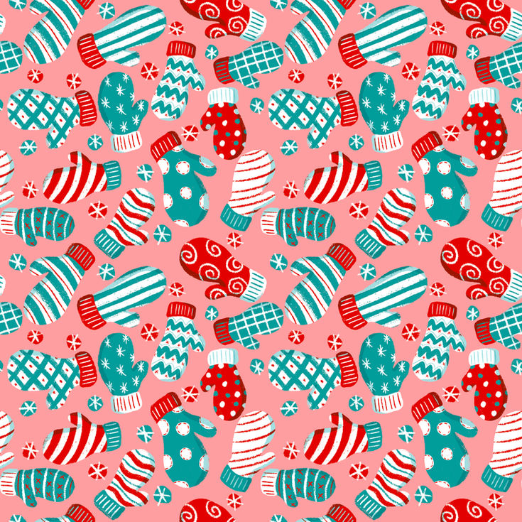 MittenPatternPink