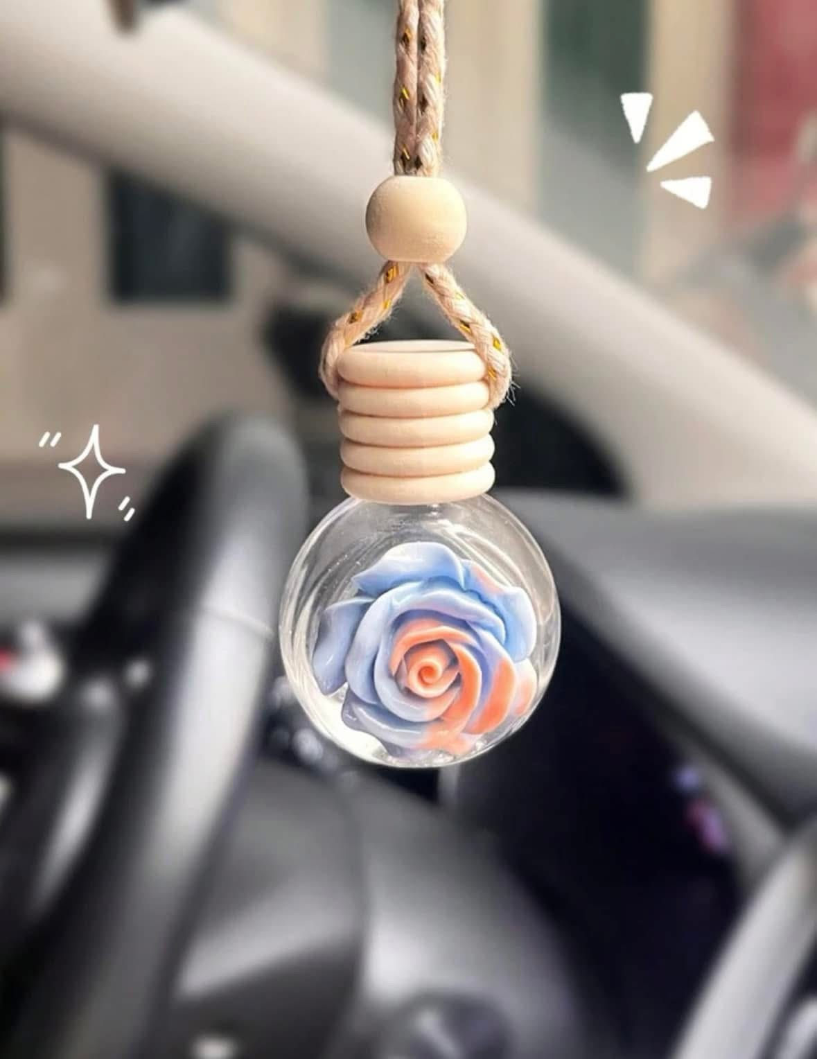 Diffuseur voiture rose bleu