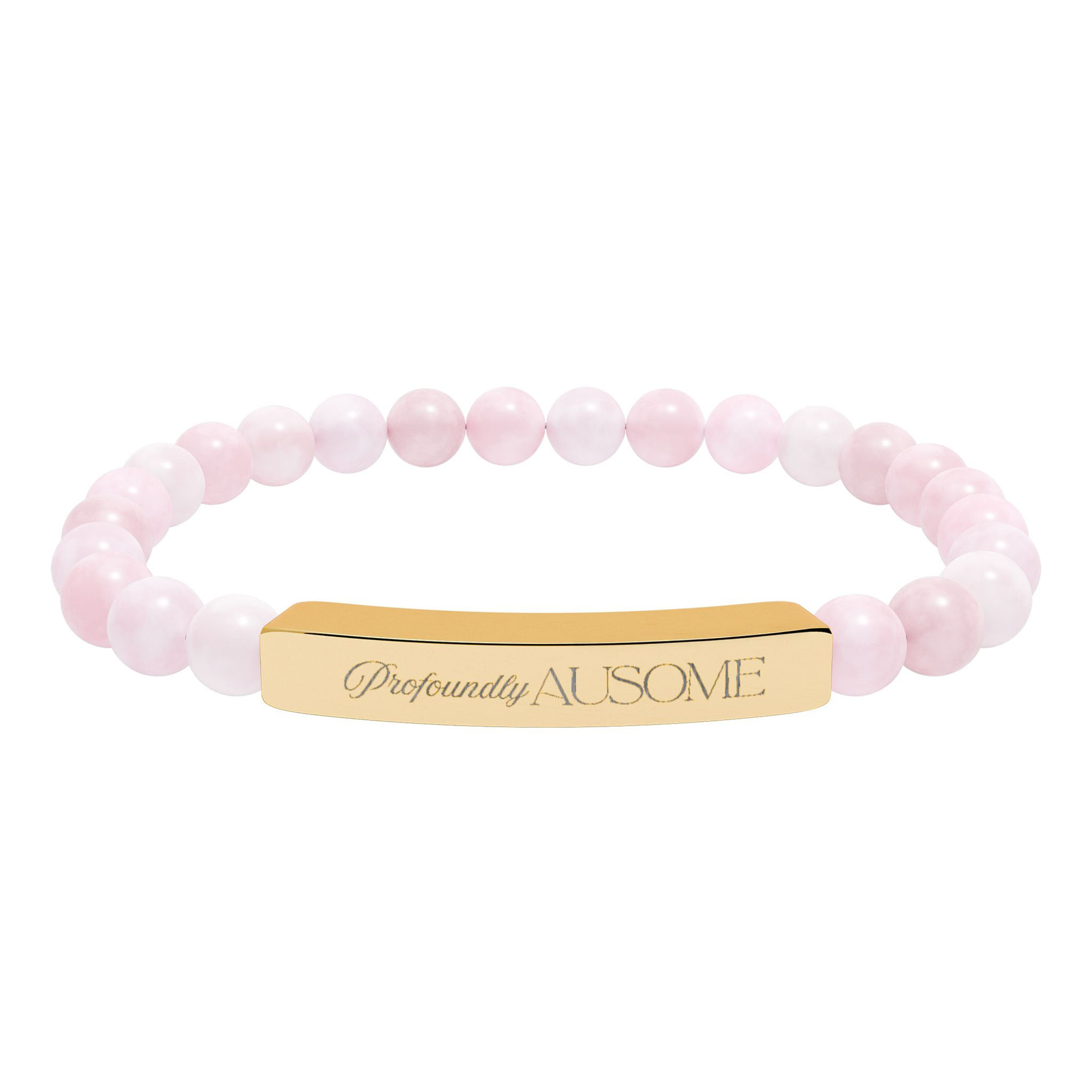 Rose Quartz Bracelet for Unconditional Love and Compassion - Prof Ausome Fancy