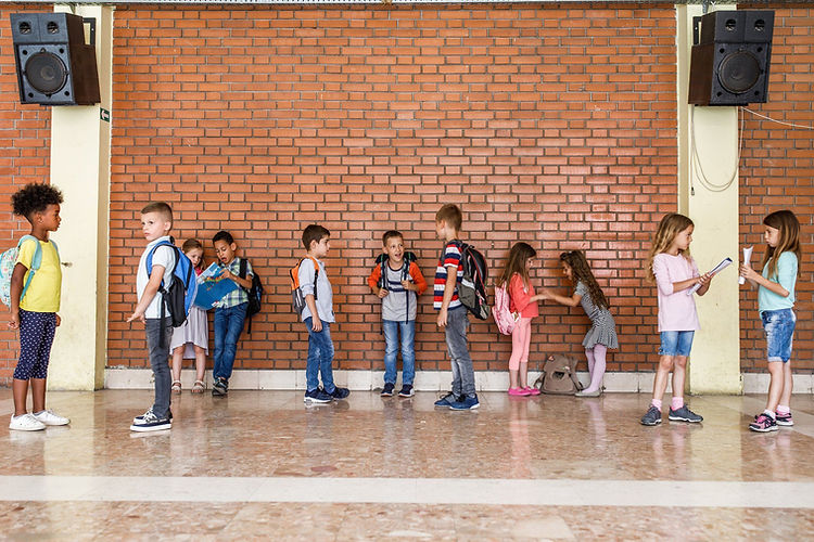 Kinderen op de speelplaats