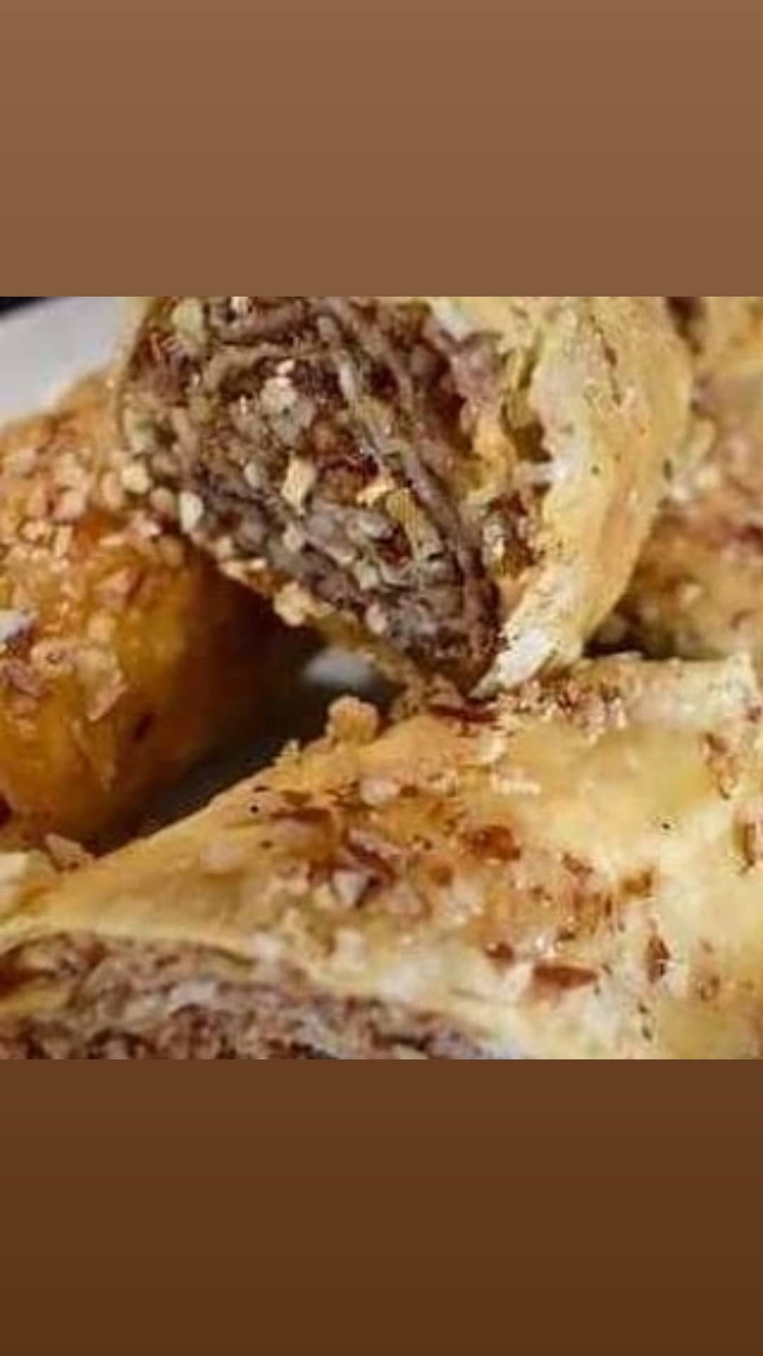 Baklava roll tray   $89