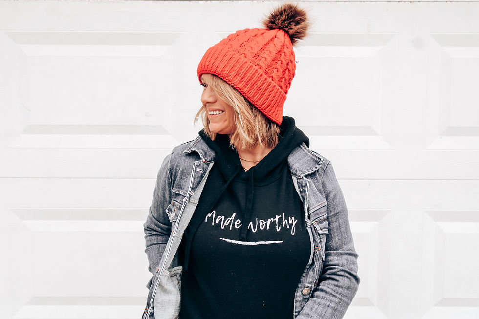 Thumbnail: Made worthy Crop Hoodie