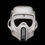Thumbnail: Full size Biker scout trooper helmet version 3 front