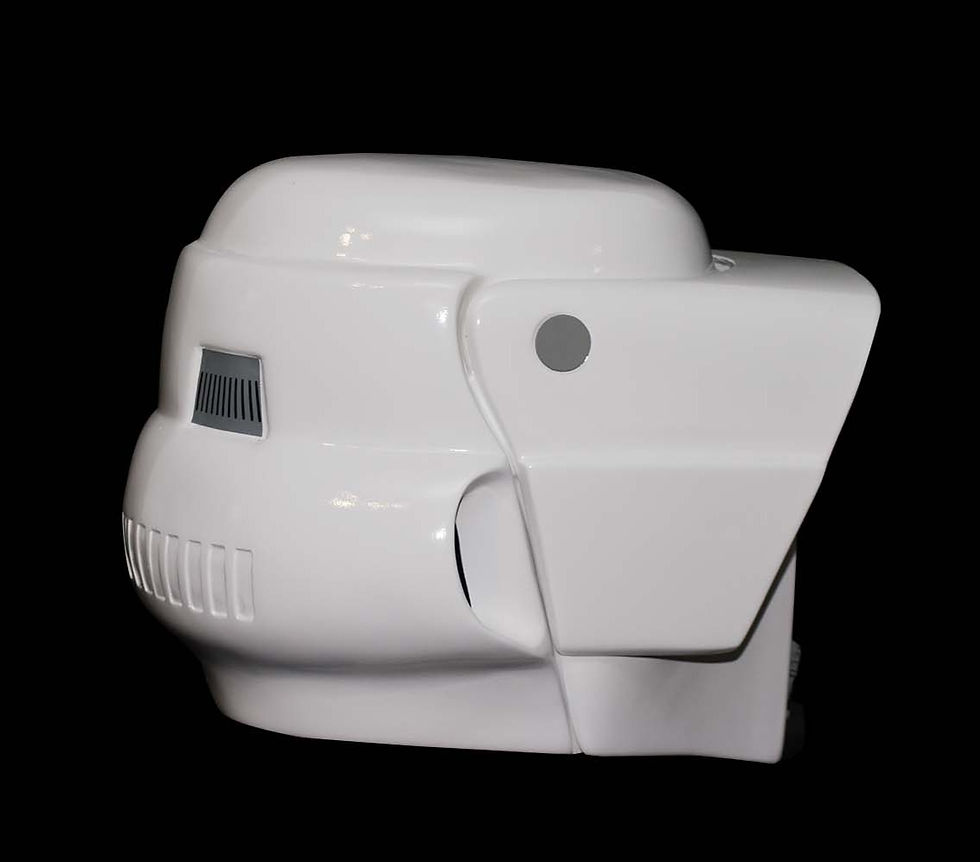 Thumbnail: Full size Biker scout trooper helmet version 3 side