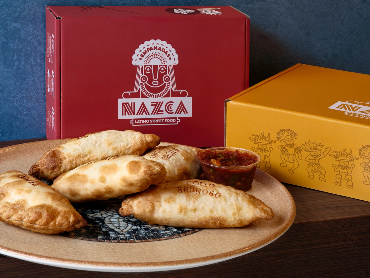 Empanadas Nazca présentées pour partager un repas