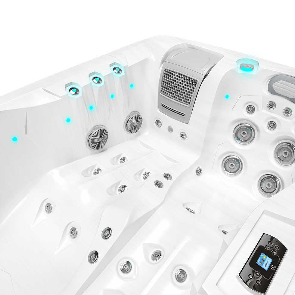 Thumbnail: Twin Plug and Play - Spa de 2 places - White Marble