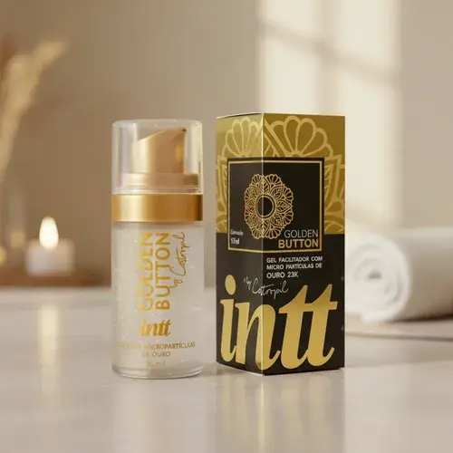 Frasco e embalagem Intt Golden Button