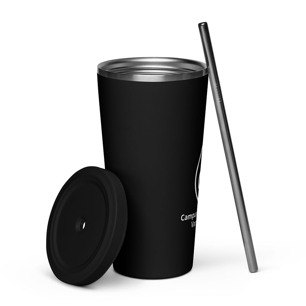 Thumbnail: Varsity SZN6 - Insulated Tumbler with Metal Straw
