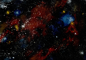 Cosmos, Bursting Constellations, 2017, chalk on card, 230mm x 162mm.png