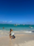 Foto: la perfecta playa de El Cortecito.