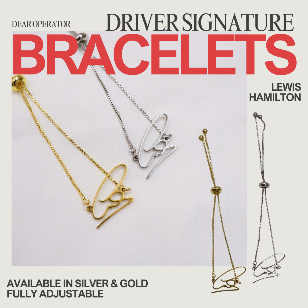Lewis Hamilton Signature Bracelets