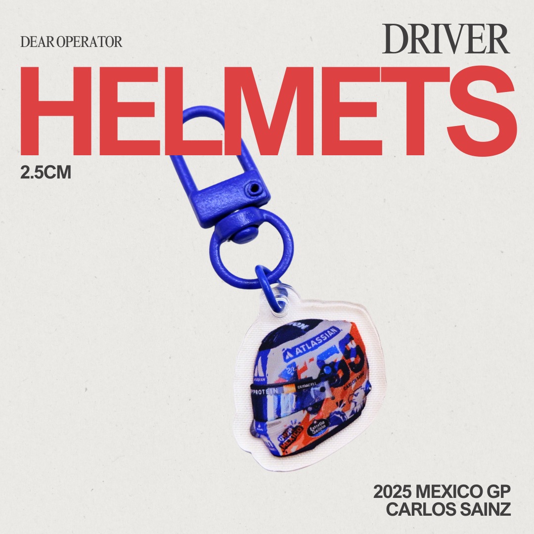 2025 Mexico Carlos Sainz 2.5cm Helmet