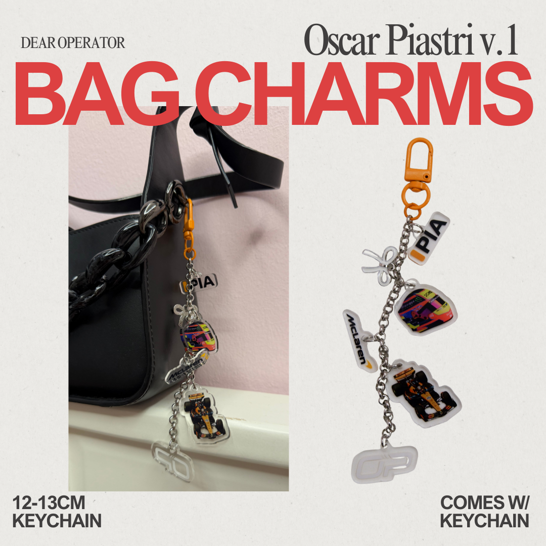 Oscar Piastri Driver Bagcharms