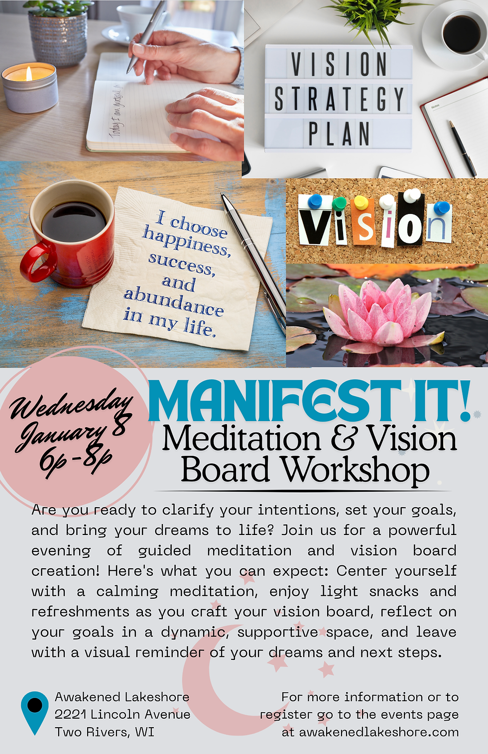 MANIFEST IT! Meditation and Vision Board Workshop